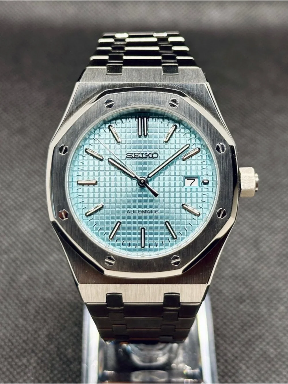 Seiko Mod: Sky Blue Royal Oak